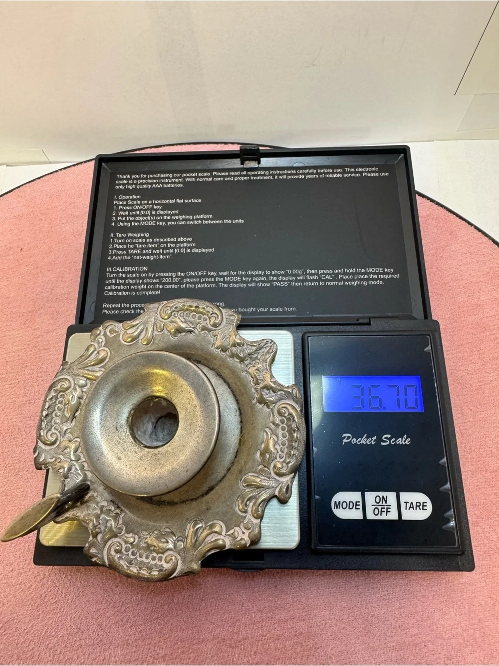 N/A ornate sterling